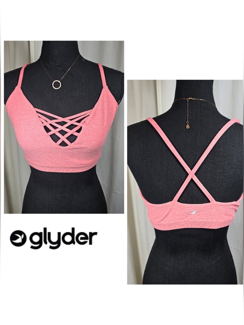 Glyder Cross Strappy Yoga Sports Bra